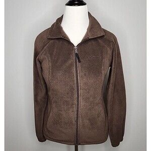 Columbia Sportswear Brown Jacket Full Zip Womens Athletic Outdoor Size Medium